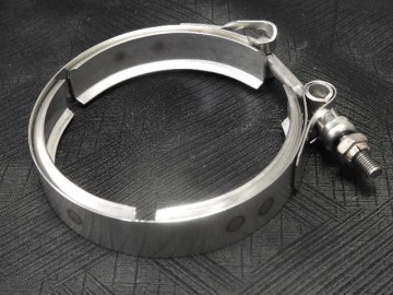 AD-8148  Stainless Clamp - Heavy Duty Band  Magneto Clamp  Pro Mags  use Billet on 44 AMP